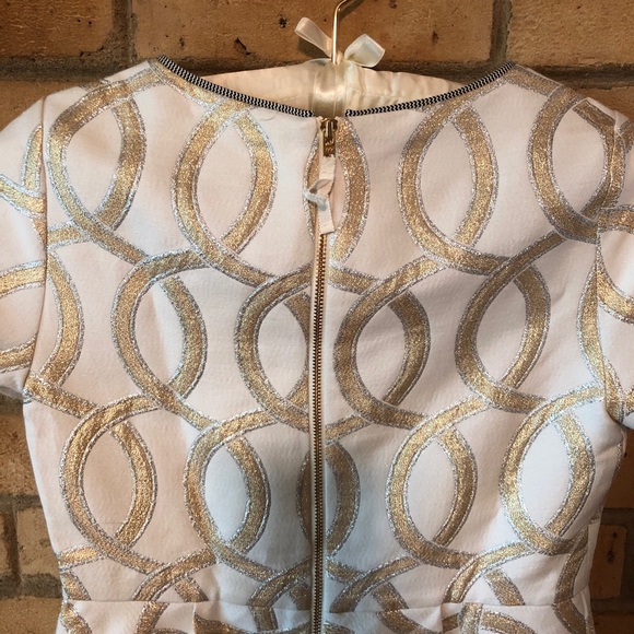 J.Crew Crewcuts ivory dress Girls Sz 12 - Picture 6 of 8